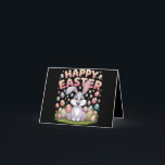 Happy Osterfest 2025 Eier Bunny Niedlich Rabbit Karte<br><div class="desc">Happy Osterfest 2025 Eier Bunny Niedlich Rabbit</div>