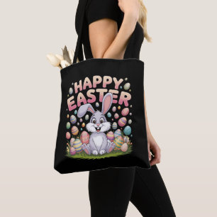 Happy Osterfest 2025 Eier Bunny Niedlich Rabbit Tasche