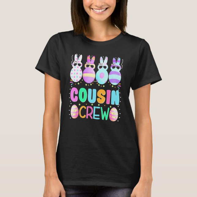 Happy Osterfest Cousin Crew Bunny Eggs Ristorante  T-Shirt (Vorderseite)