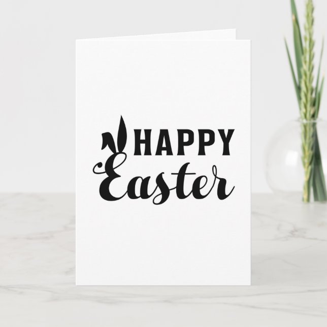 Happy Osterfest Ostern Niedliches Ei Funny Gift Id Karte (Vorderseite)