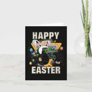 Happy Ostermonster Truck Ostereier Kleinkind Kind Karte