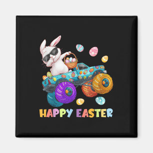 Happy Ostermonster Truck Ostereier Kleinkind Kind Magnet