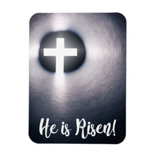 Happy Ostern ist er riskiert Kreuz Magnet