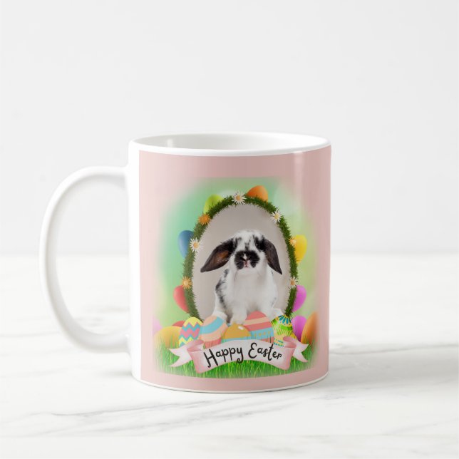 Happy Ostersonne, Eierdesign Coffee Tasse (Links)