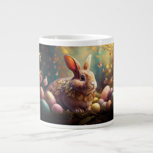 Happy Ostersonne mit Ostereiern Jumbo-Tasse