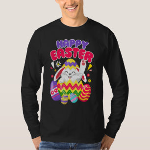Happy Ostertag 2022 Bunny Gnome Umarmung Ostereier T-Shirt