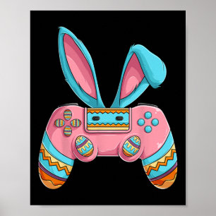 Happy Ostertag Bunny Egg Fun Teen Jungs Männer Kin Poster