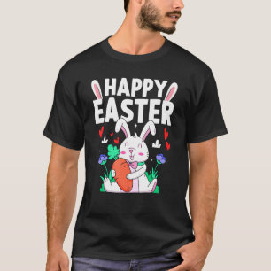 Happy Ostertag Bunny Pastel Spring Hunt Eggs Rab T-Shirt