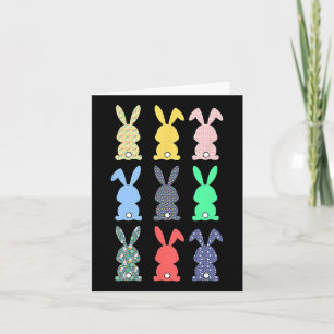 Happy Ostertag Niedlich Bunny Rabbit Lover Kids Bo Karte