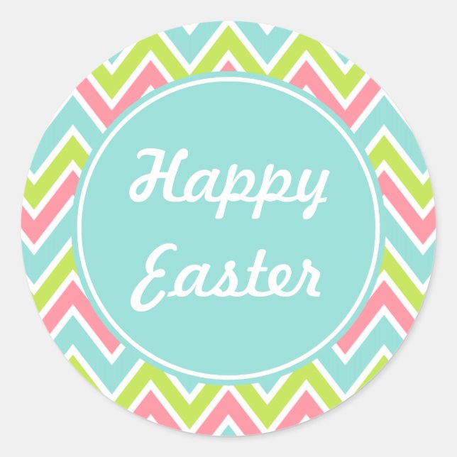 Happy Osterurlaub Sticker (Vorderseite)