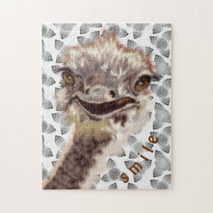 Happy Ostrich - Lächeln -