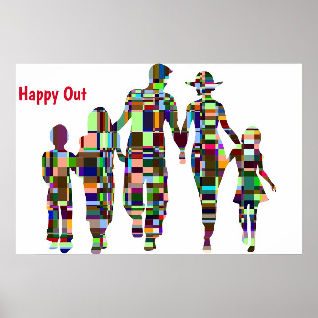 Happy Out Poster (Vorne)