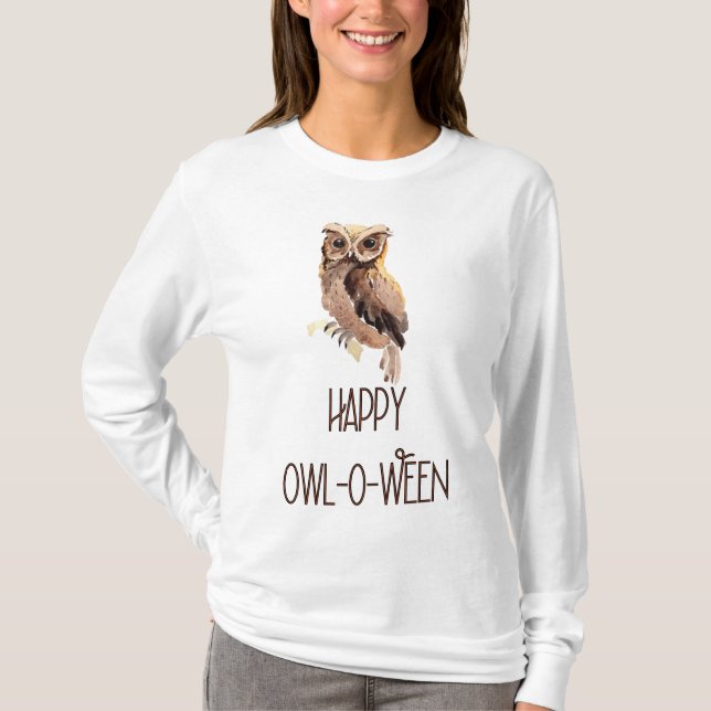 Happy Owl-O-Ween-T - Shirt (Vorderseite)