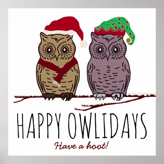 Happy Owlidays, Festival Poster (Vorne)