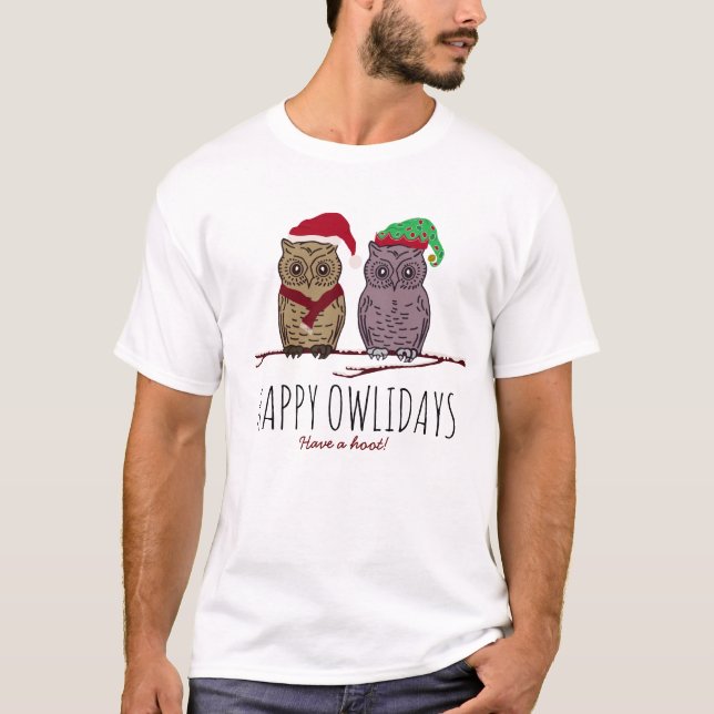Happy Owlidays, Festival T-Shirt (Vorderseite)