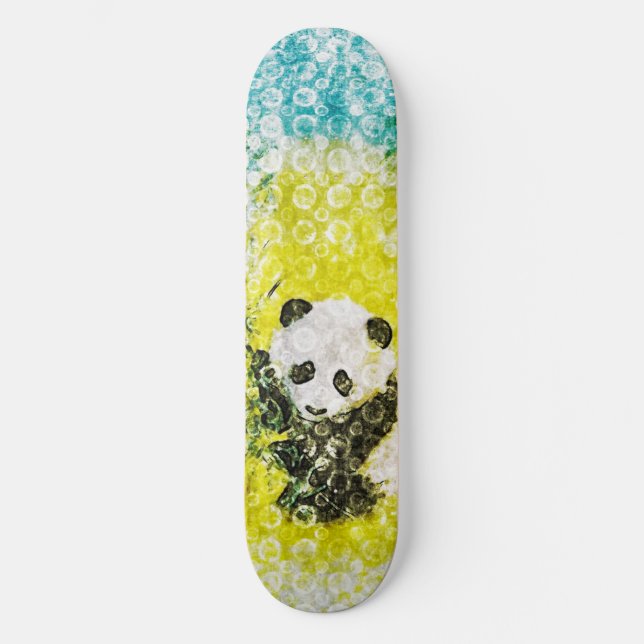 Happy Panda Custom Pro Signature Slider Board Skateboard (Vorderseite)