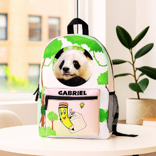 Happy Panda LearnPack Bedruckter Rucksack