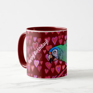 Happy Papagei Zwei-Tone-Tasse Tasse