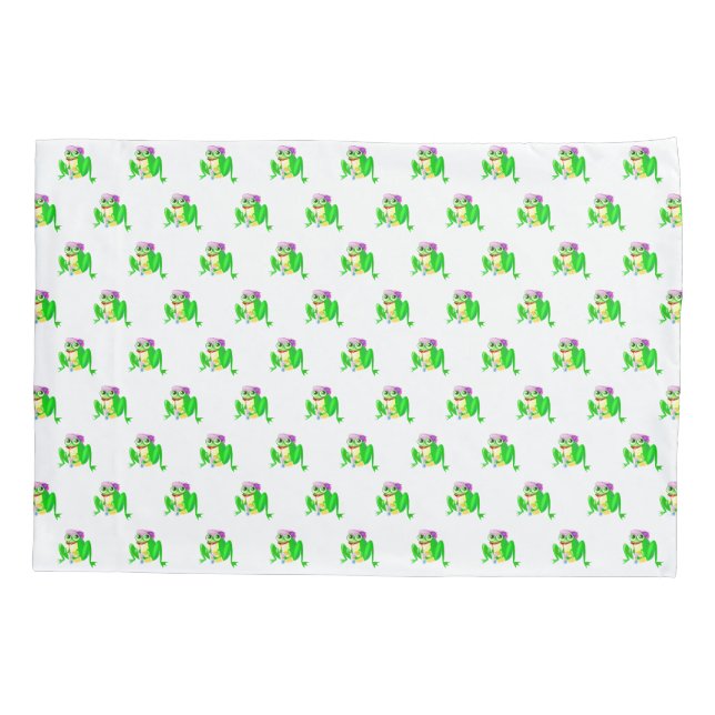 Happy Party Frog Kissenbezug (Rückseite)