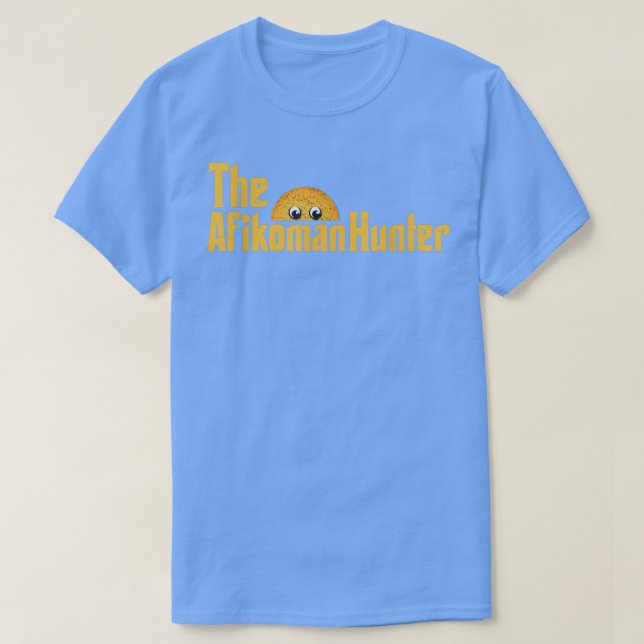 Happy Passover Afikoman Hunter Jüdisches Familieng T-Shirt (Design vorne)