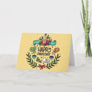 Happy Passover Karte