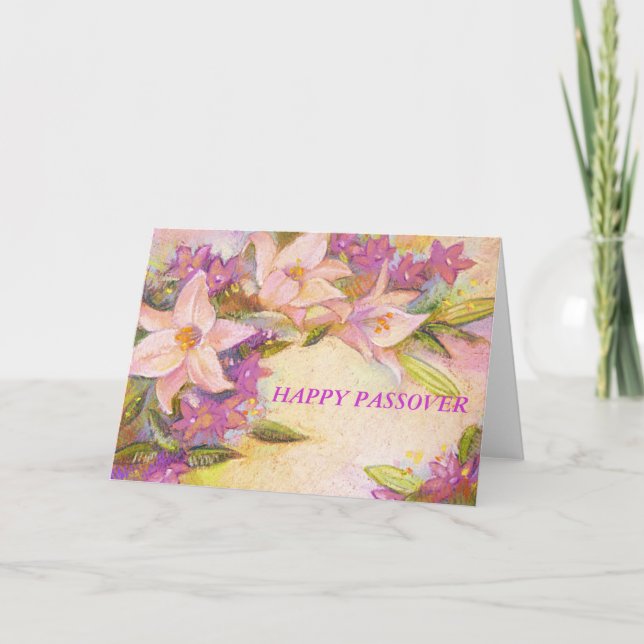 HAPPY PASSOVER KARTE (Vorderseite)