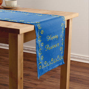 Happy Passover Kurz Table Runner Kurzer Tischläufer