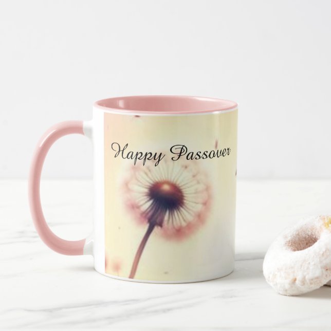 "Happy Passover" Mug Tasse (Mit Donut)