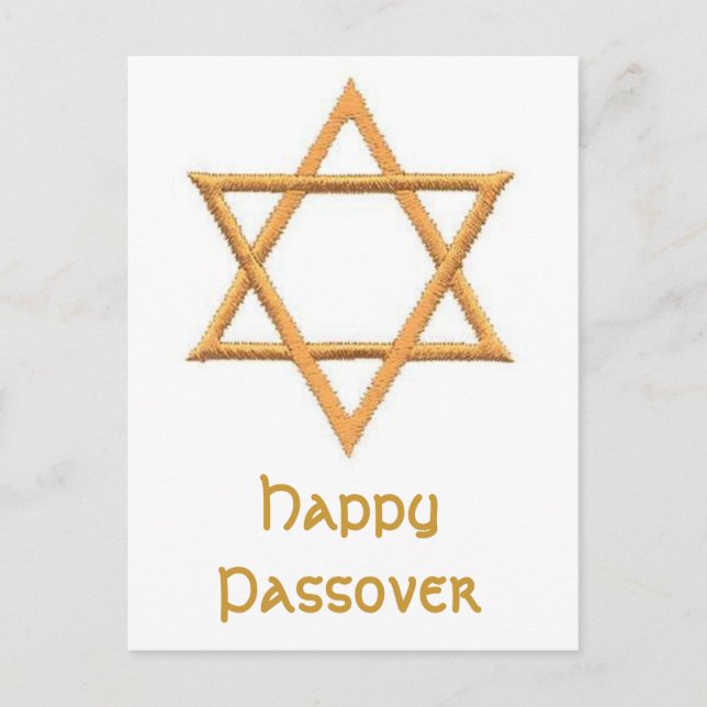 Happy Passover Postkarte (Vorderseite)