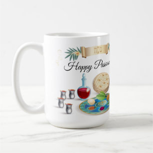Happy Passover Spring Pesach Seder Kaffeetasse