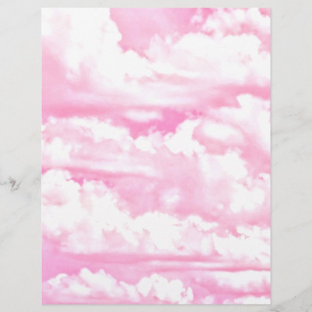 Happy Pastel Pink Clouds (Vorderseite)