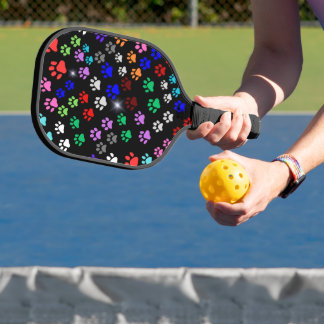 Happy Paw Prints Pickleball Schläger