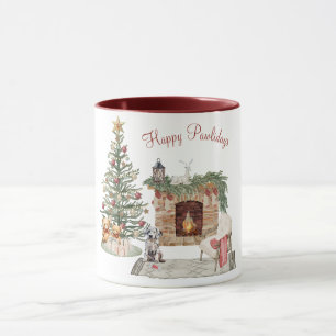 Happy Pawlidays Dog Design - Dalmatiner Tasse