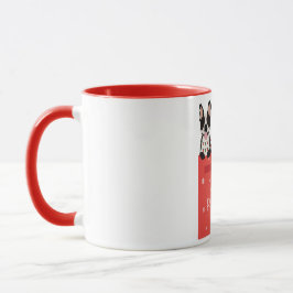 Happy Pawlidays French Bulldogs Tasse