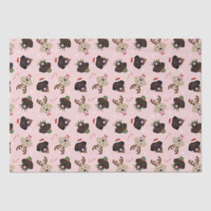 Happy Pawlidays Labrador Retriever Hunde Seidenpapier
