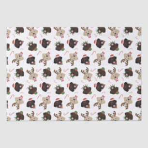 Happy Pawlidays Labrador Retriever Hunde Seidenpapier