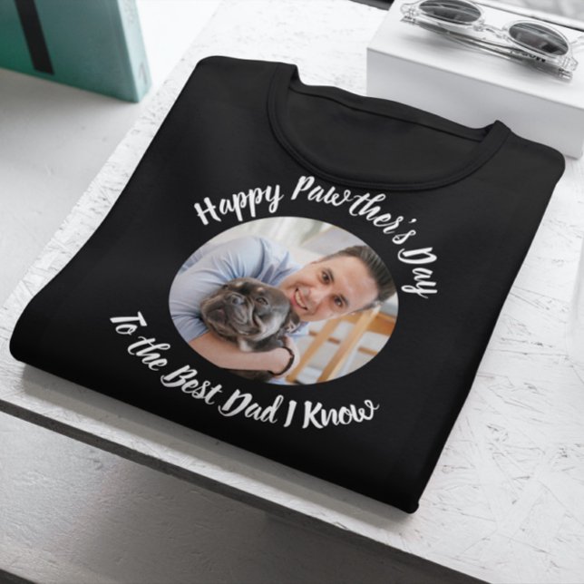 Happy Pawther's Day aus dem Hund Custom Foto T-Shirt (Von Creator hochgeladen)