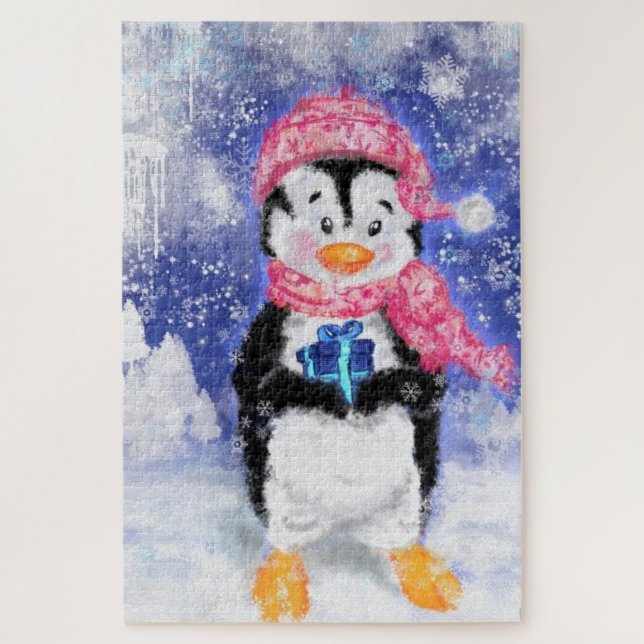 Happy Penguin - Weihnachten (Vertikal)