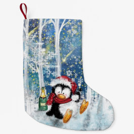 Happy Penguin - Weihnachten Kleiner Weihnachtsstrumpf