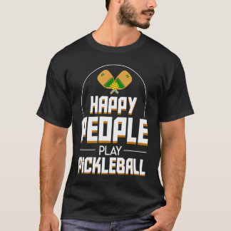 Happy People spielen Pickleball Cool Pickleball Pl T-Shirt