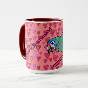 Happy perrot tone tone tone tasse de café
