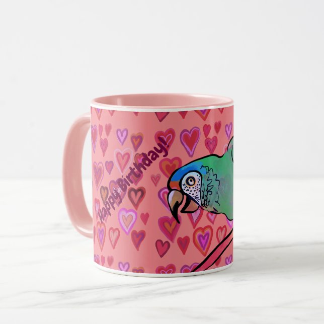 Happy perrot tone tone tone tasse de café (Devant gauche)