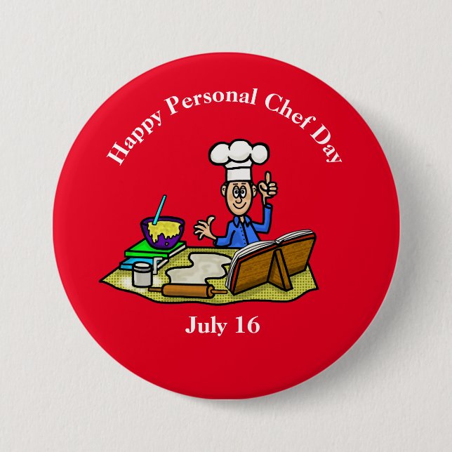 Happy Personal Koch Day Button (Vorderseite)