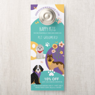 Happy Pet Family Pet Care, wird blau  Türanhänger