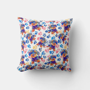 Happy pet patterns kissen