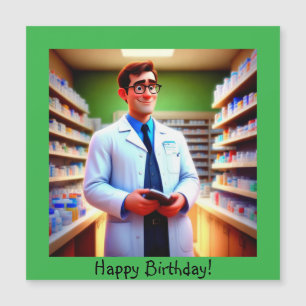 Happy Pharmacist Card Magnetkarte