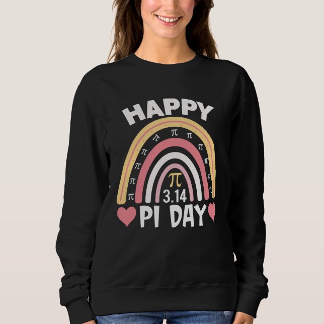 Happy Pi Day 2023 Mathematic Math Teacher Rainbow  Sweatshirt (Vorderseite)