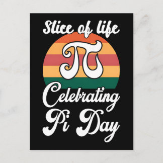 Happy Pi Day 2026 Math Nerd Celebration Feiertagspostkarte