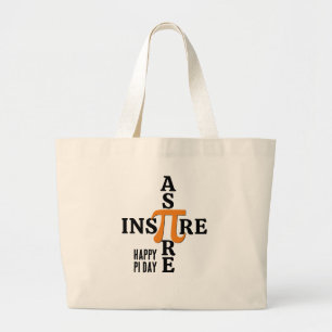 HAPPY PI DAY Aspire Inspirier Jumbo Stoffbeutel