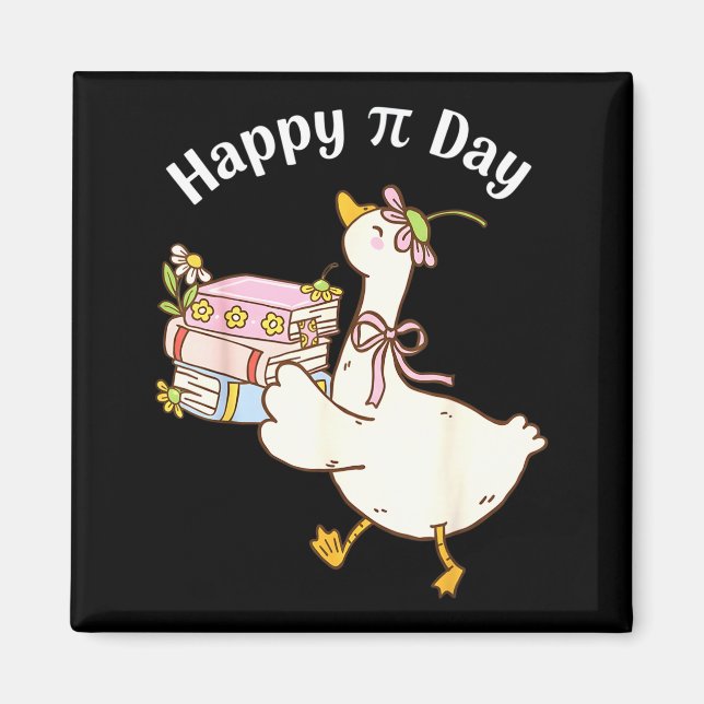 Happy Pi Day Be Funny Math Teacher Lovers 100s Day Magnet (Vorne)